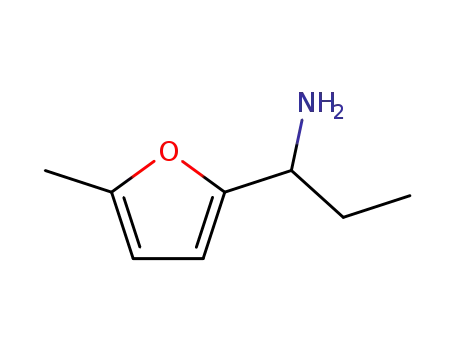 Molecular Structure of 64271-00-7 (1-(5-methyl-2-furyl)propan-1-amine)