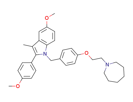 1-[4-(2-Azepan-1-yl-ethoxy)-benzyl]-5-methoxy-2-(4-methoxy-phenyl)-3-methyl-1H-indole