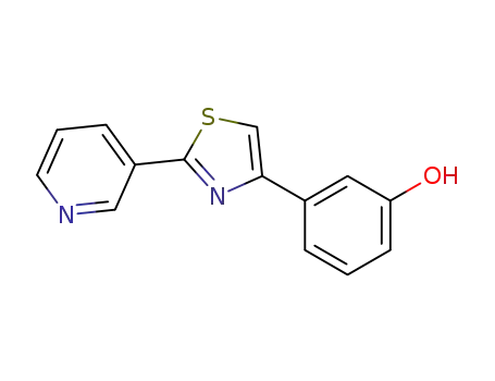 3-[2-(pyridin-3-yl)thiazol-4-yl]phenol