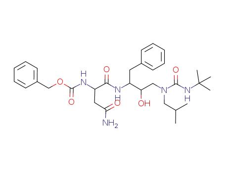 [1S-[1R*(R*),2S*]]-N1[3-[[[(1,1-dimethylethyl)amino]carbonyl](2-methylpropyl)amino]-2-hydroxy-1-(phenylmethyl)propyl]-2-[(phenylmethylcarbamoyl)amino]butanediamide