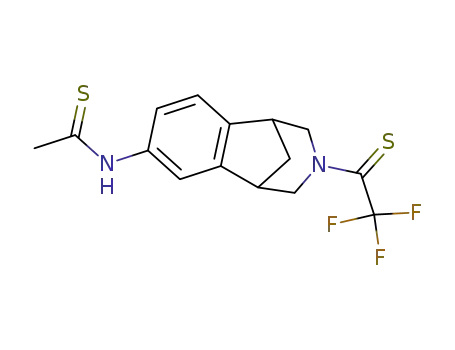 N-(10-Trifluorothioacetyl-10-aza-tricyclo[6.3.1.02,7]dodeca-2(7),3,5-trien-4-yl)-thioacetamide
