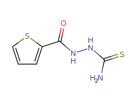 Molecular Structure of 139614-71-4 (2-Thiophenecarboxylic acid, 2-(aminothioxomethyl)hydrazide)