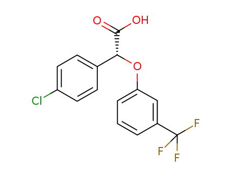 (2R)-2-(4-chlorophenyl)-2-[3-(trifluoromethyl)phenoxy]acetic acid