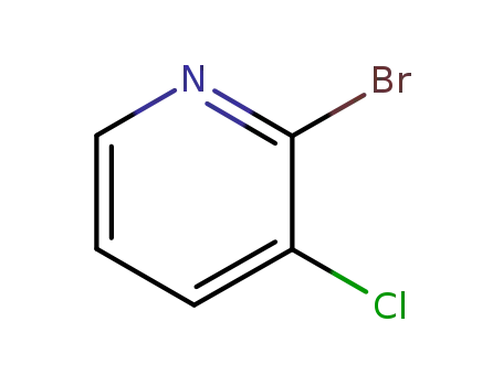 Molecular Structure of 96424-68-9 (2-Bromo-3-chloropyridine)