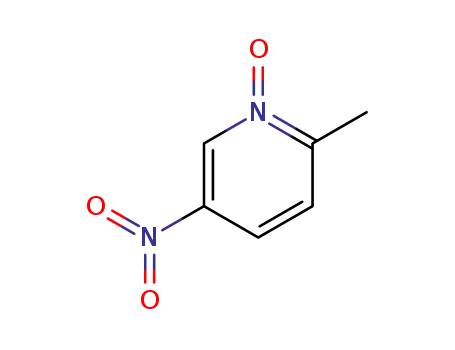 Molecular Structure of 36625-50-0 (2-Methyl-5-nitropyridine N-oxide)
