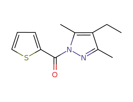 (4-ethyl-3,5-dimethyl-1H-pyrazol-1-yl)(thiophen-2-yl)methanone