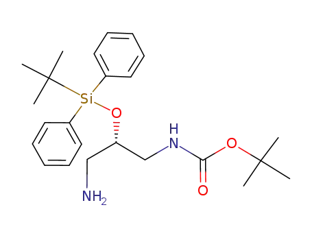 (S)-3-amino-2-(tert-butyldiphenylsilanyloxy)propylcarbamic acid tert-butyl ester