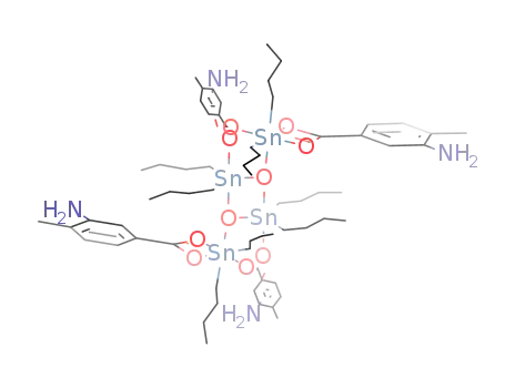bis{di-n-butyl(3-amino-4-methylbenzoato)tin(IV)} oxide