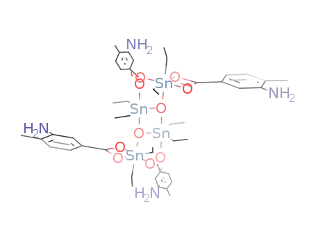 bis{diethyl(3-amino-4-methylbenzoato)tin(IV)} oxide