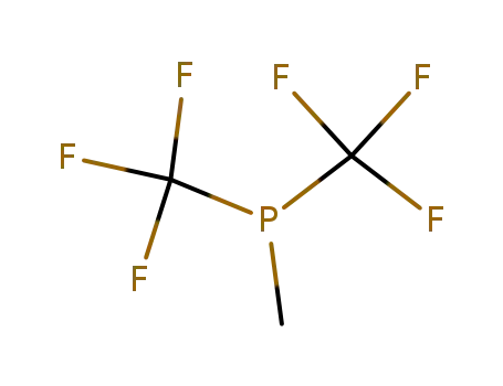 Molecular Structure of 1605-54-5 (methyl[bis(trifluoromethyl)]phosphane)