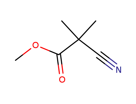 Molecular Structure of 72291-30-6 (2,2-DIMETHYLCYANOACETATE METHYL ESTER)