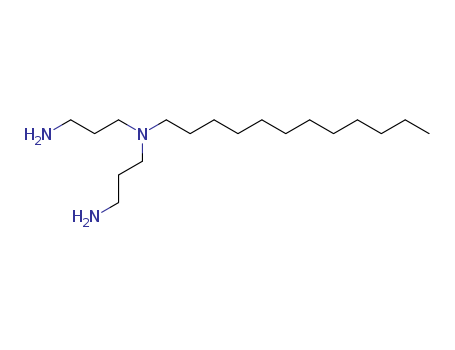 2372-82-9,N-(3-aminopropyl)-N-dodecylpropane-1,3-diamine,1,3-Propanediamine,N1-(3-aminopropyl)-N1-dodecyl-;1,3-Propanediamine,N-(3-aminopropyl)-N-dodecyl- (9CI);Dodecylamine, N,N-bis(3-aminopropyl)-(6CI,7CI,8CI);Lonzabac 12;Lonzabac 12.100;Lonzabac 1230;N,N-Bis(3-aminopropyl)dodecylamine;N,N-Bis(3-aminopropyl)laurylamine;RC 5637;Triameen Y 12;