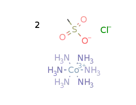 hexaamminecobalt(III) chloride bis(methanesulfonate)