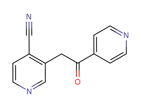 3-(2-oxo-2-pyridin-4-yl-ethyl)isonicotinonitrile