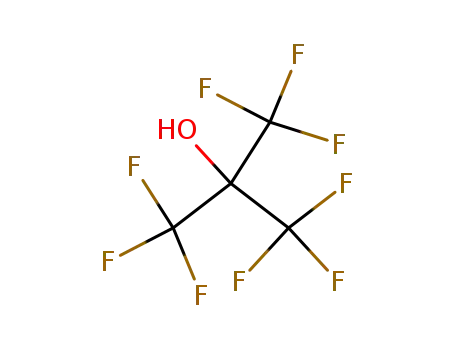 Molecular Structure of 2378-02-1 (PERFLUORO-TERT-BUTANOL)