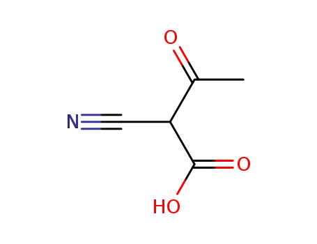 Molecular Structure of 88511-40-4 (Acetoacetic acid, 2-cyano- (7CI))