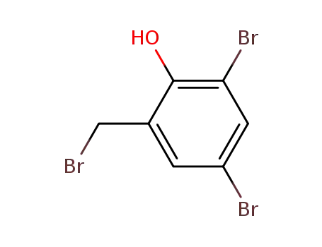 Molecular Structure of 4186-54-3 (ALPHA,3,5-TRIBROMO-2-HYDROXYTOLUENE)