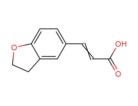 3-(2,3-dihydro-1-benzofuran-5-yl)prop-2-enoic acid