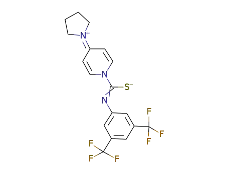(Z)-N-[3,5-bis(trifluoromethyl)phenyl]-4-(pyrrolidinium-1-ylidene)pyridine-1(4H)-carbimidothioate