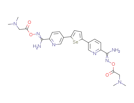 2,5-bis-[5-{2-N-(N,N-dimethylaminoacetoxyamidino)-pyridyl}]selenophene