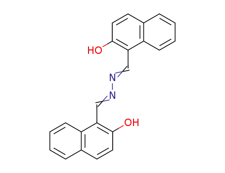 Molecular Structure of 2387-03-3 (2-hydroxynaphthalene-1-carbaldehyde [(2-hydroxy-1-naphthyl)methylene]hydrazone)