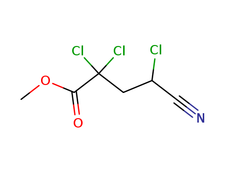 Butanoic acid, 2,2,4-trichloro-4-cyano-, methyl ester