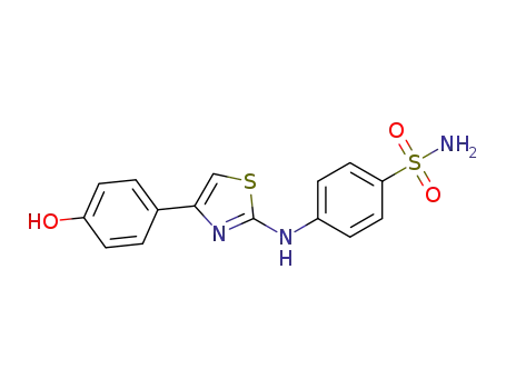4-(4-(4-hydroxyphenyl)thiazol-2-ylamino)benzenesulfonamide
