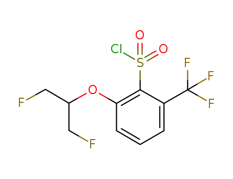 2-[2-fluoro-1-(fluoromethyl)ethoxy]-6-trifluoromethylbenzenesulfonyl chloride