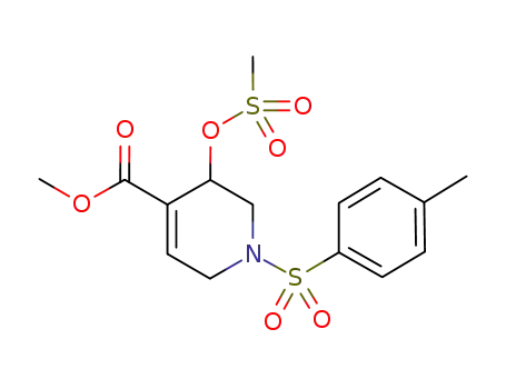 methyl 3-(methylsulfonyloxy)-1-tosyl-1,2,3,6-tetrahydropyridine-4-carboxylate