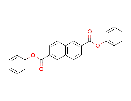 Molecular Structure of 2412-00-2 (2,6-Naphthalenedicarboxylic acid diphenyl ester)