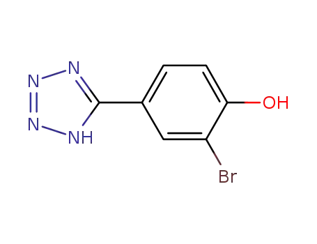 2-bromo-4-(1H-tetrazole-5-yl)phenol