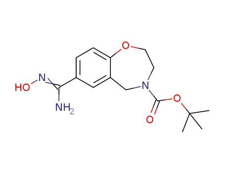 1,1-dimethylethyl 7-[(hydroxyamino)(imino)methyl]-2,3-dihydro-1,4-benzoxazepine-4(5H)-carboxylate