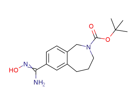 1,1-dimethylethyl 7-[(hydroxyamino)(imino)methyl]-1,3,4,5-tetrahydro-2H-2-benzazepine-2-carboxylate