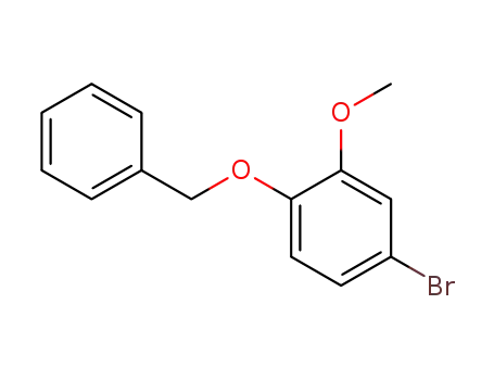 Molecular Structure of 63057-72-7 (1-(BENZYLOXY)-4-BROMO-2-METHOXYBENZENE)