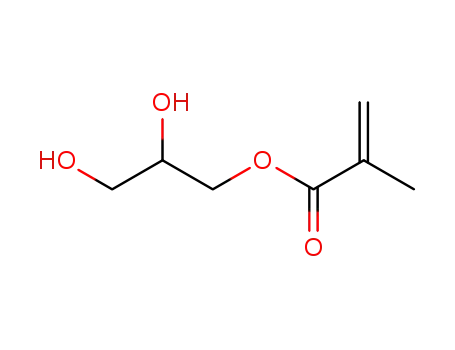 Molecular Structure of 5919-74-4 (2,3-DIHYDROXYPROPYL METHACRYLATE)