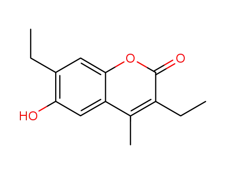 3,7-diethyl-6-hydroxy-4-methyl-coumarin
