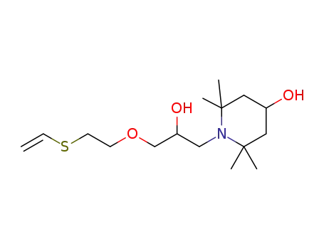 1-{2-hydroxy-3-[2-(vinylthio)ethoxy]propyl}-2,2,6,6-tetra-methylpiperidin-4-ol