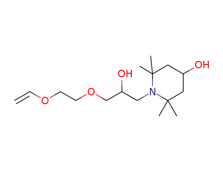 1-{2-hydroxy-3-[2-(vinyloxy)ethoxy]propyl}-2,2,6,6-tetra-methylpiperidin-4-ol