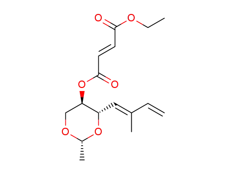 (-)-(E)-(1'R,2R,3S)-1,3-dihydroxy-1,3-O-ethylidene-5-methyl-4,6-heptadien-2-yl ethyl fumarate