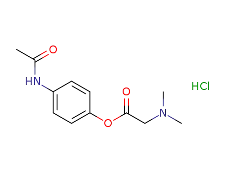 4-acetamidophenyl 2-(dimethylamino)acetate hydrochloride