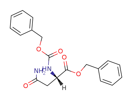 Molecular Structure of 4668-39-7 (benzyl N~2~-[(benzyloxy)carbonyl]asparaginate)
