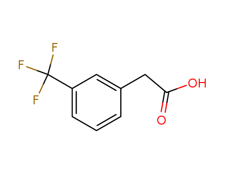351-35-9,m-(Trifluoromethyl)phenylacetic acid,Aceticacid, (a,a,a-trifluoro-m-tolyl)- (7CI,8CI);(m-Trifluoromethylphenyl)acetic acid;(a,a,a-Trifluoro-m-tolyl)acetic acid;2-[3-(Trifluoromethyl)phenyl]acetic acid;3-Trifluoromethylbenzeneacetic acid;[3-(Trifluoromethyl)phenyl]acetic acid;3-(Trifluoromethyl)phenylacetic acid;