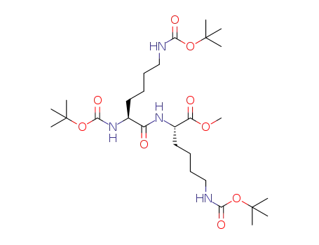 (S)-methyl 2-((S)-2,6-bis((tert-butoxycarbonyl)amino)hexanamido)-6-((tert-butoxycarbonyl)amino)hexanoate