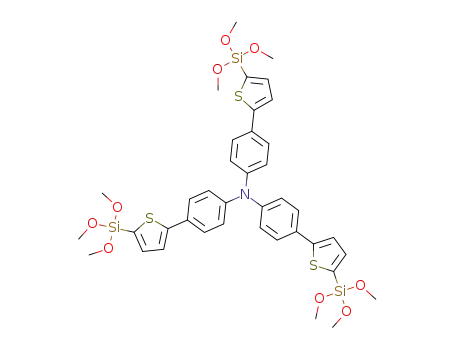 tri(4-(5-trimethoxysilylthien-2-yl)phenyl)amine