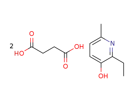 bis(2-ethyl-3-hydroxy-6-methylpyridinium) succinate-succinic acid