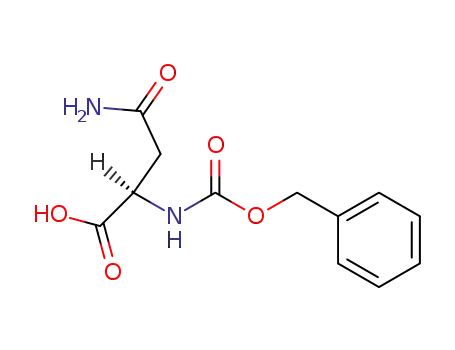 Molecular Structure of 4474-86-6 (N-Carbobenzyloxy-D-asparagine)
