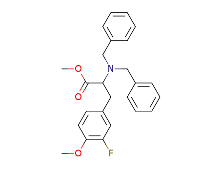 methyl 2-(dibenzylamino)-3-(3-fluoro-4-methoxyphenyl)propanoate