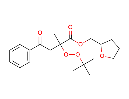(tetrahydrofuran-2-yl)methyl 2-(tert-butylperoxy)-2-methyl-4-oxo-4-phenylbutanoate