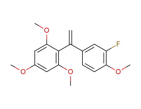 2-(1-(3-fluoro-4-methoxyphenyl)vinyl)-1,3,5-trimethoxybenzene