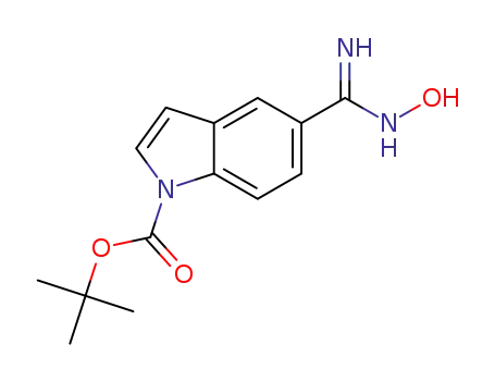 tert-butyl 5-(N-hydroxycarbamimidoyl)-1H-indole-1-carboxylate